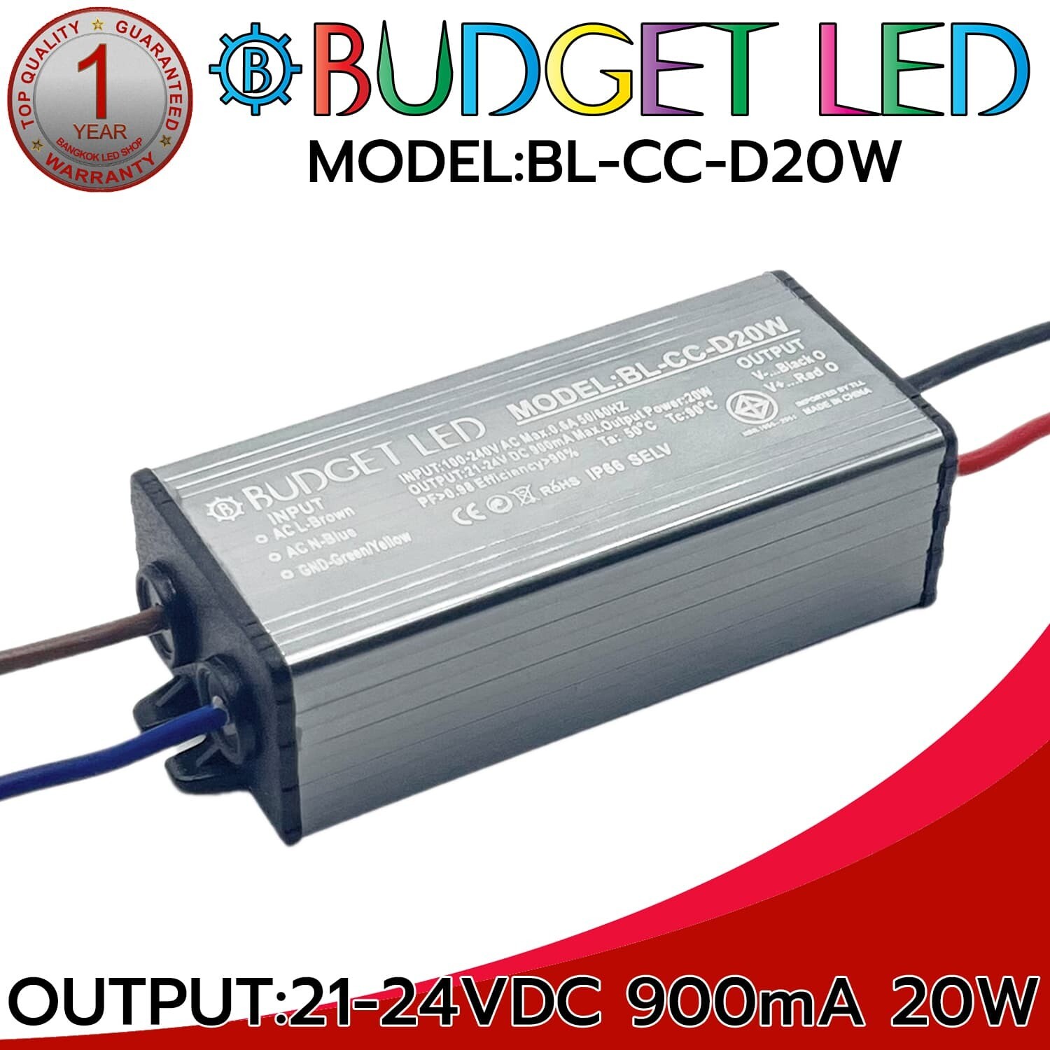 BUDGET LED DRIVER  BL-CC-D20W