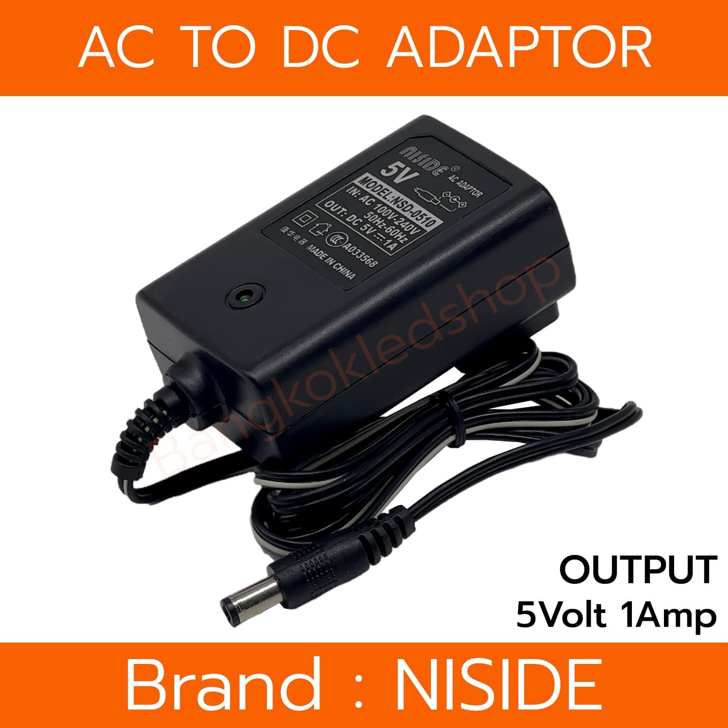 Adaptor 5V 1A NISIDE
