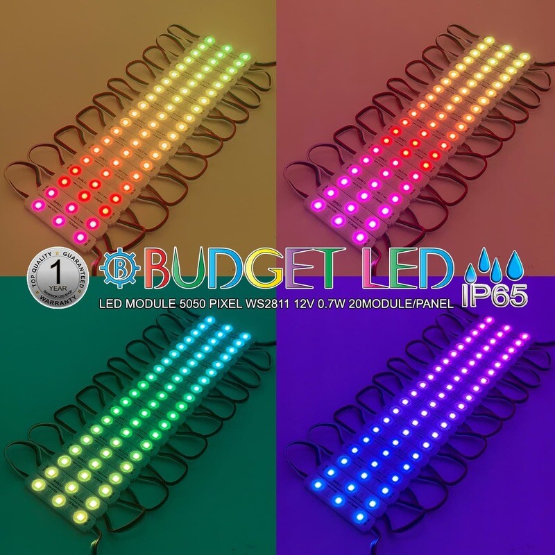 LED Module 0.7W 5050 Pixel IC WS2811 ,12V DC
