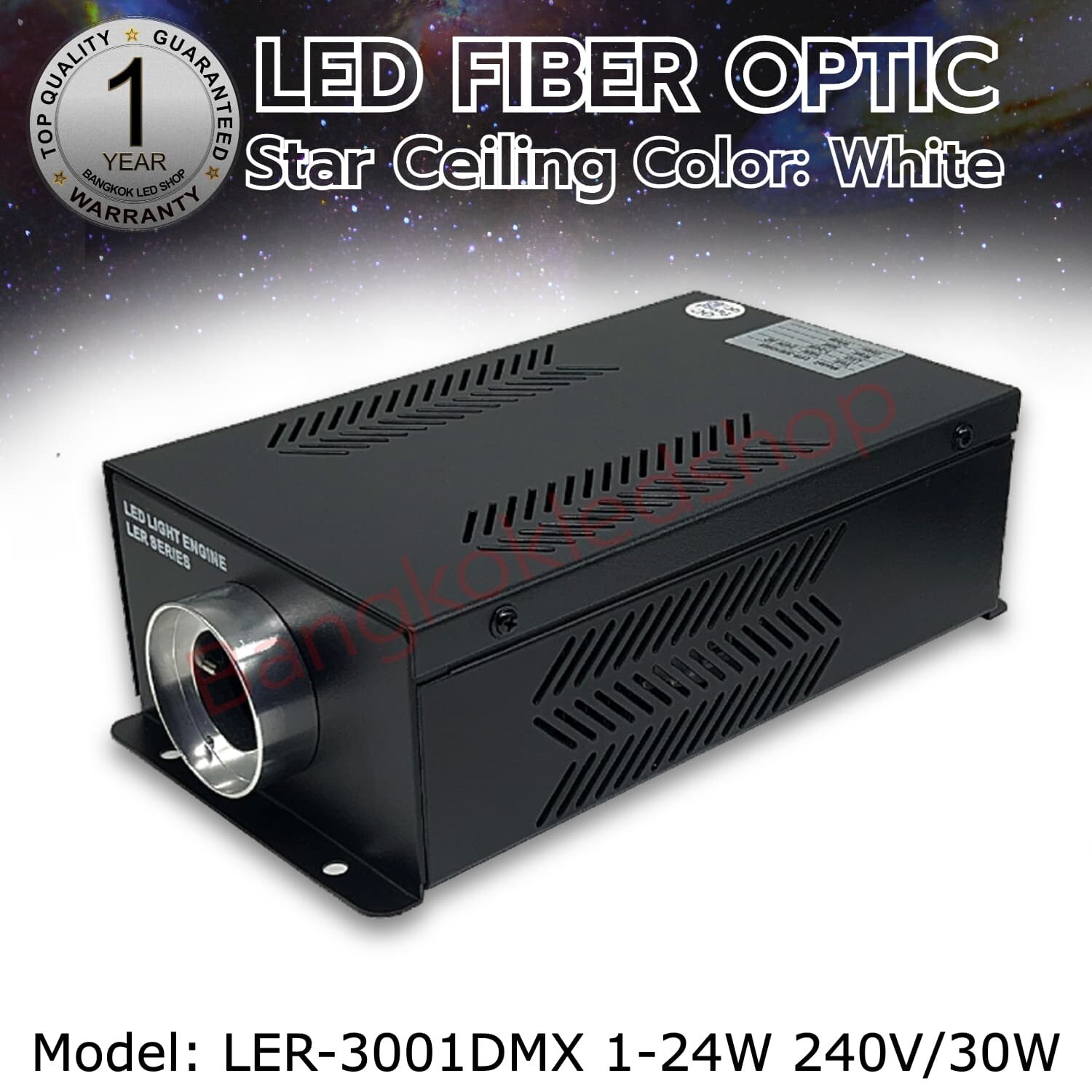 LED Fiber optic Controller LER-3001DMX 1-24W 240/30W LED Fiber optic Controller LER-3001DMX 1-24W 240/30W