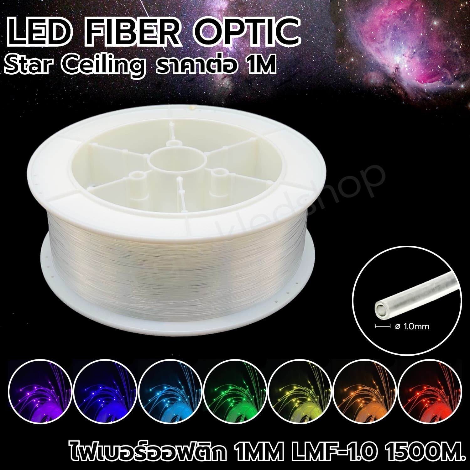 LED Fiber optic 1MM LMF-1.0 1M