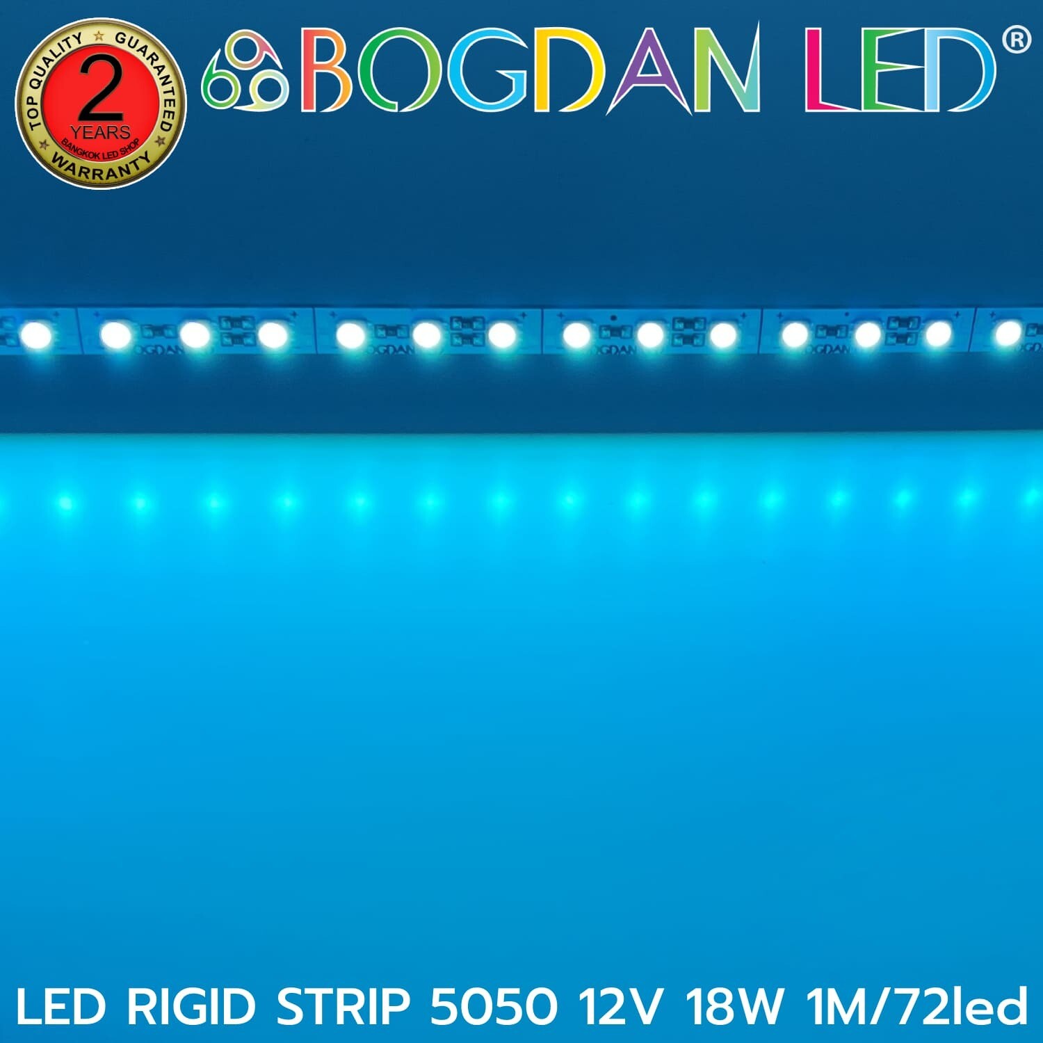 LED RIGID STRIP 5050 1M/72LED 12V 18W Blue Ice LED RIGID STRIP 5050 1M/72LED 12V 18W Blue Ice