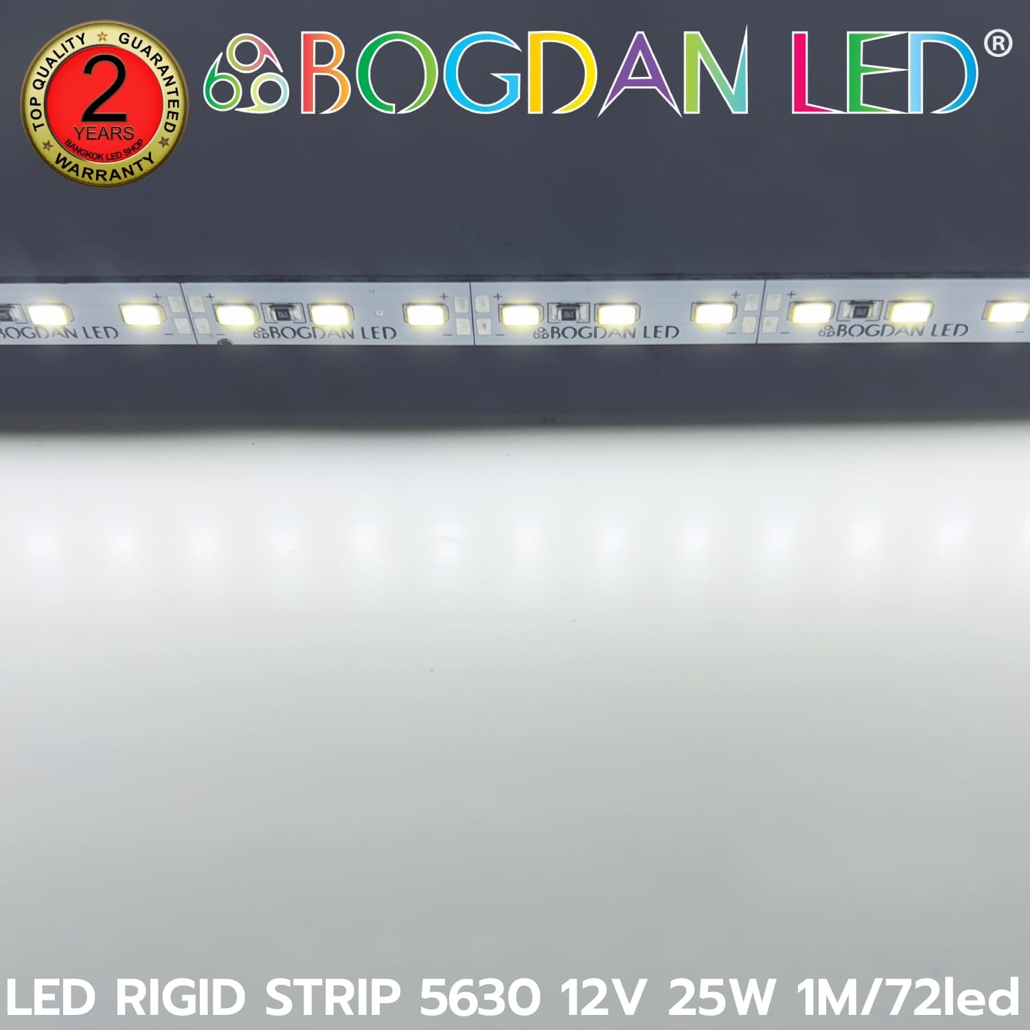 LED RIGID STRIP A5730 1M/72LED 12V 25W White 6500K