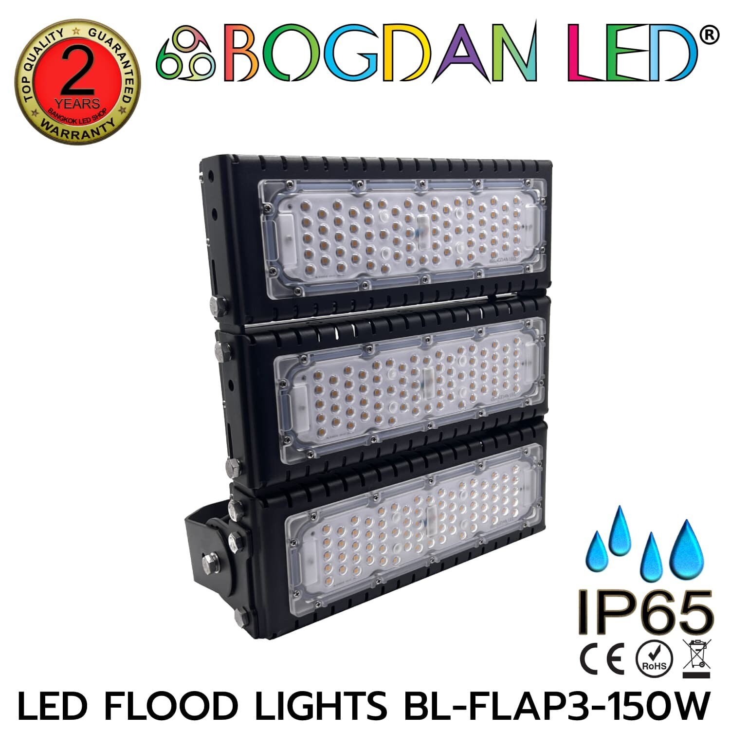 LED Flood light BL-FLAP3-150W 3000K AC100-240V BOGDAN LED
