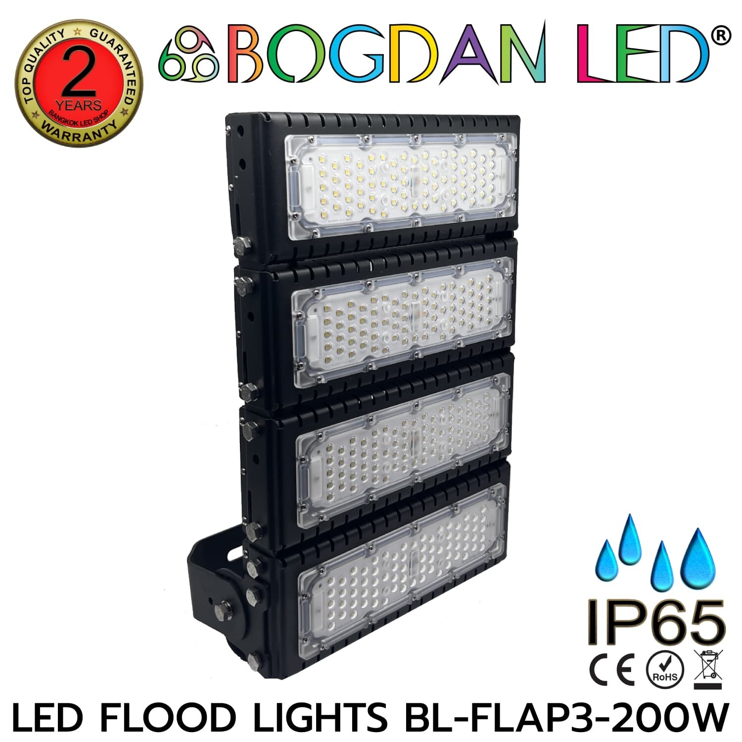 LED Flood light BL-FLAP3-200W 6500K AC100-240V BOGDAN LED