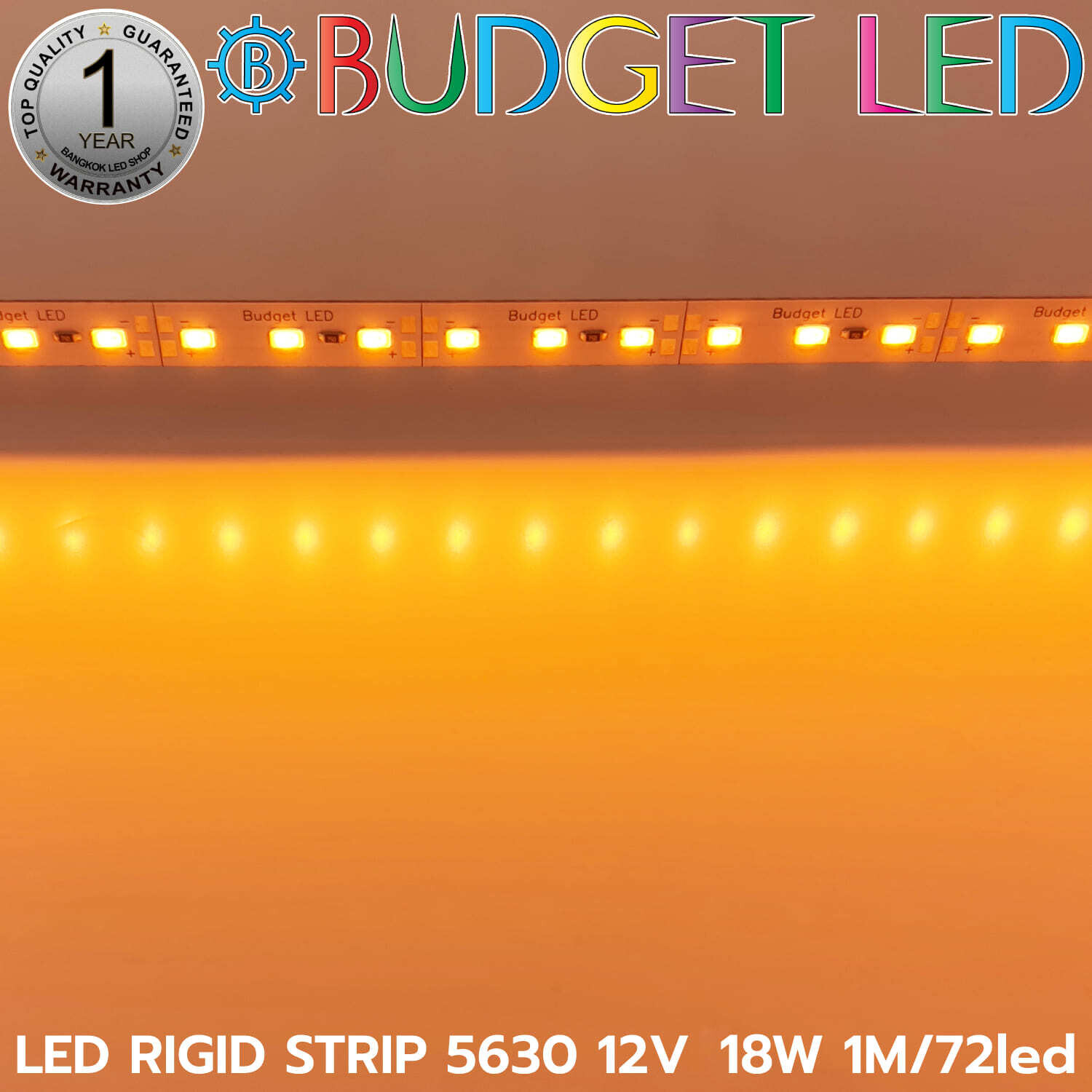 LED RIGID BB5630 1M/72LED 12V 18W Yellow