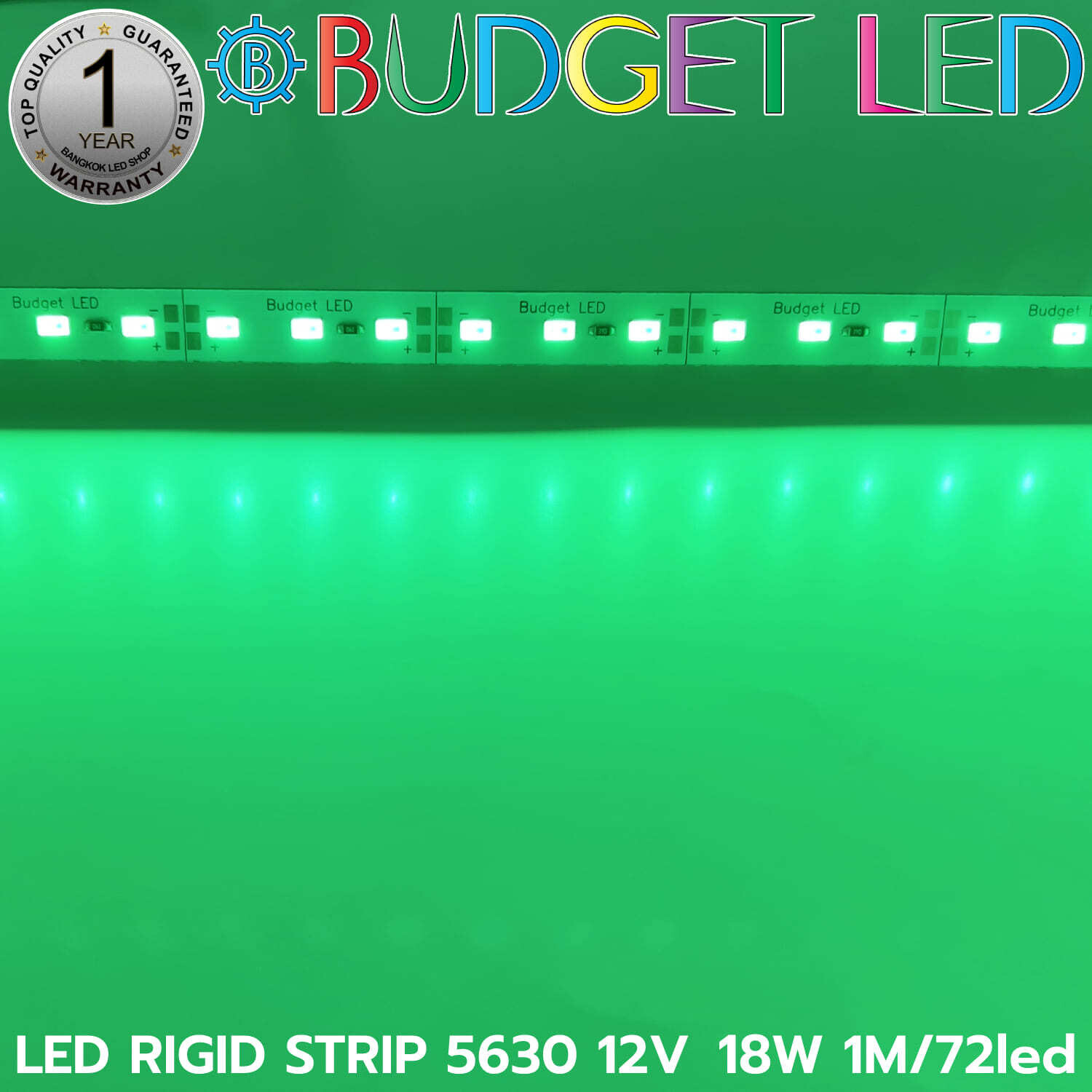 LED RIGID BB5630 1M/72LED 12V 18W Green