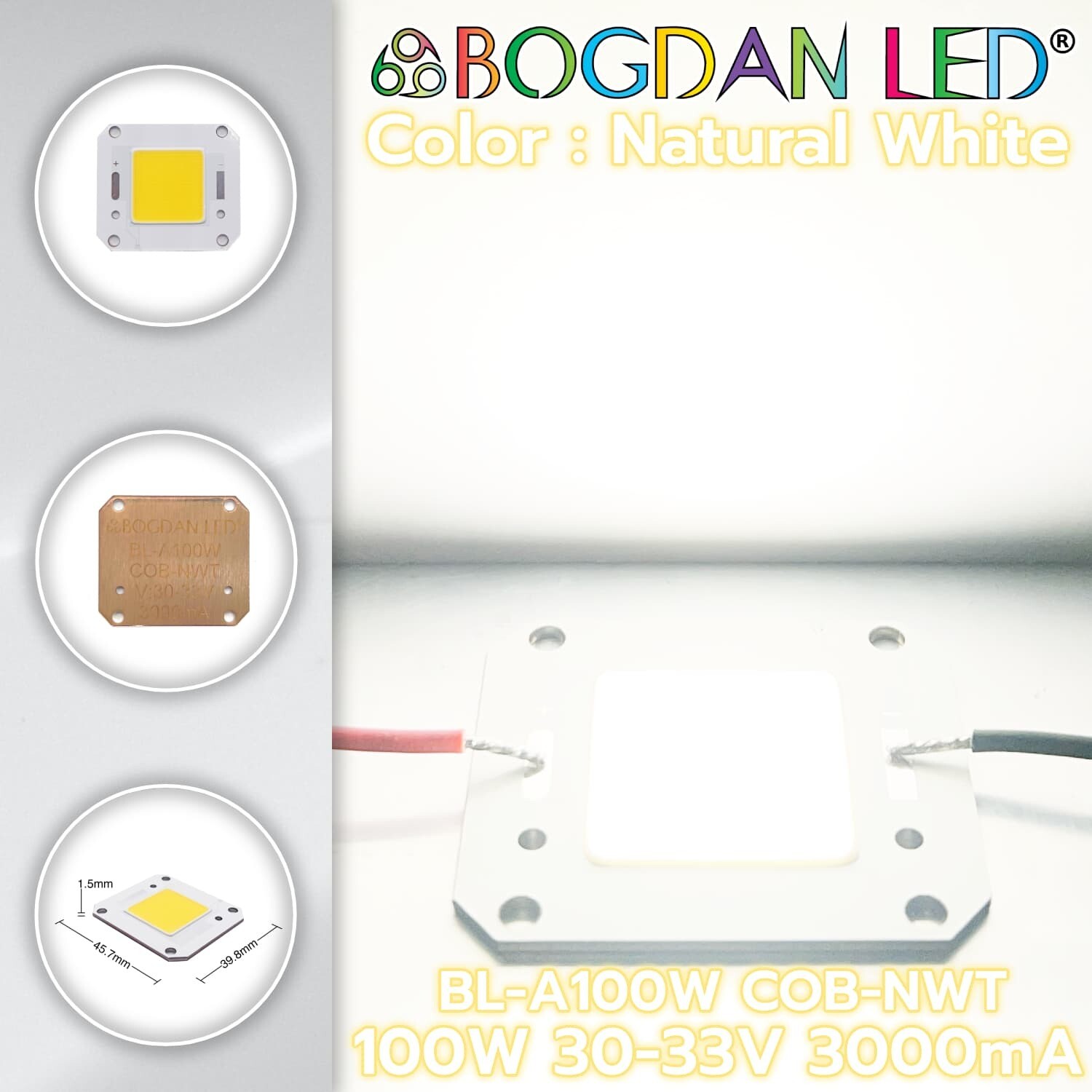 BL-A100W-COB-Natural White 100W 30-33V 3000mA