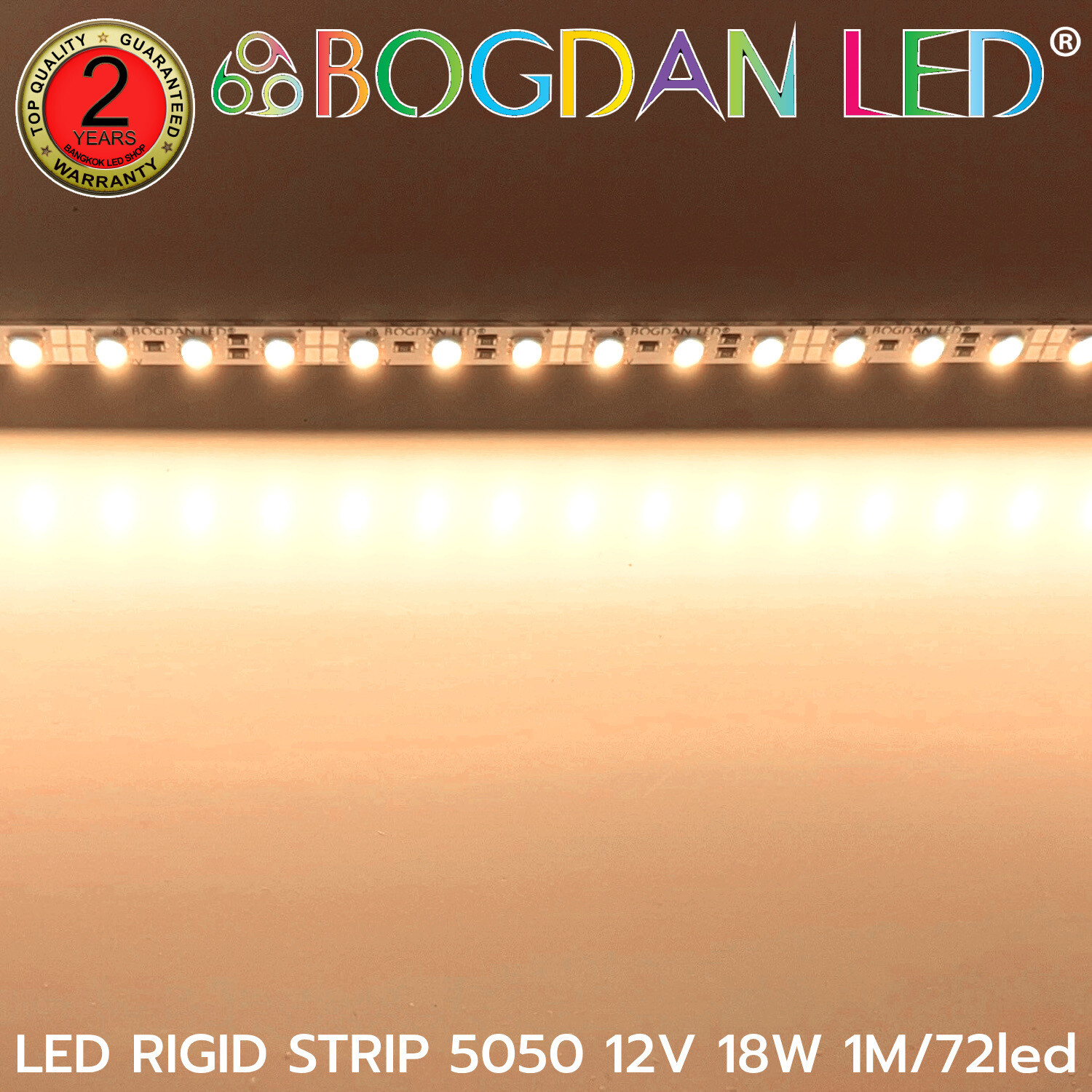 LED RIGID STRIP 5050 1M/72LED 12V 18W Neutral White 4000K