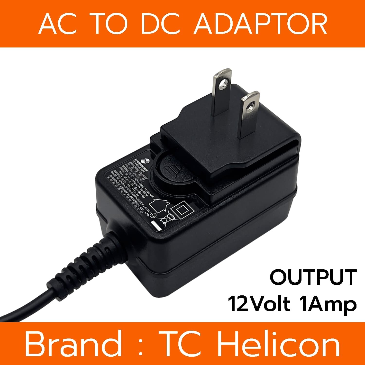 Adaptor 12V 1A TC Helicon