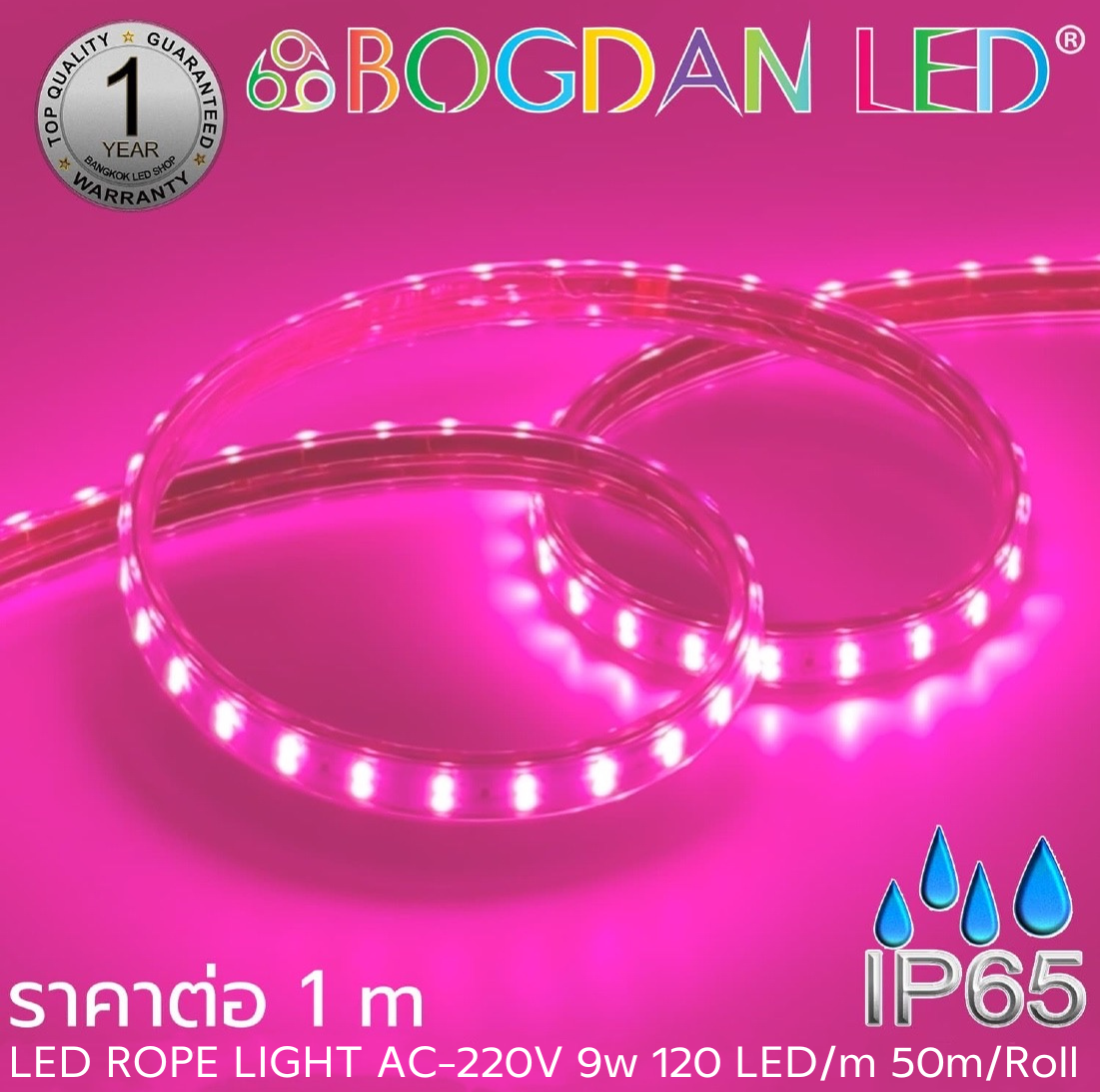 ROPE LIGHT BL-V-SSR-AA2835-120-9W-220V Pink ROPE LIGHT BL-V-SSR-AA2835-120-9W-220V Pink