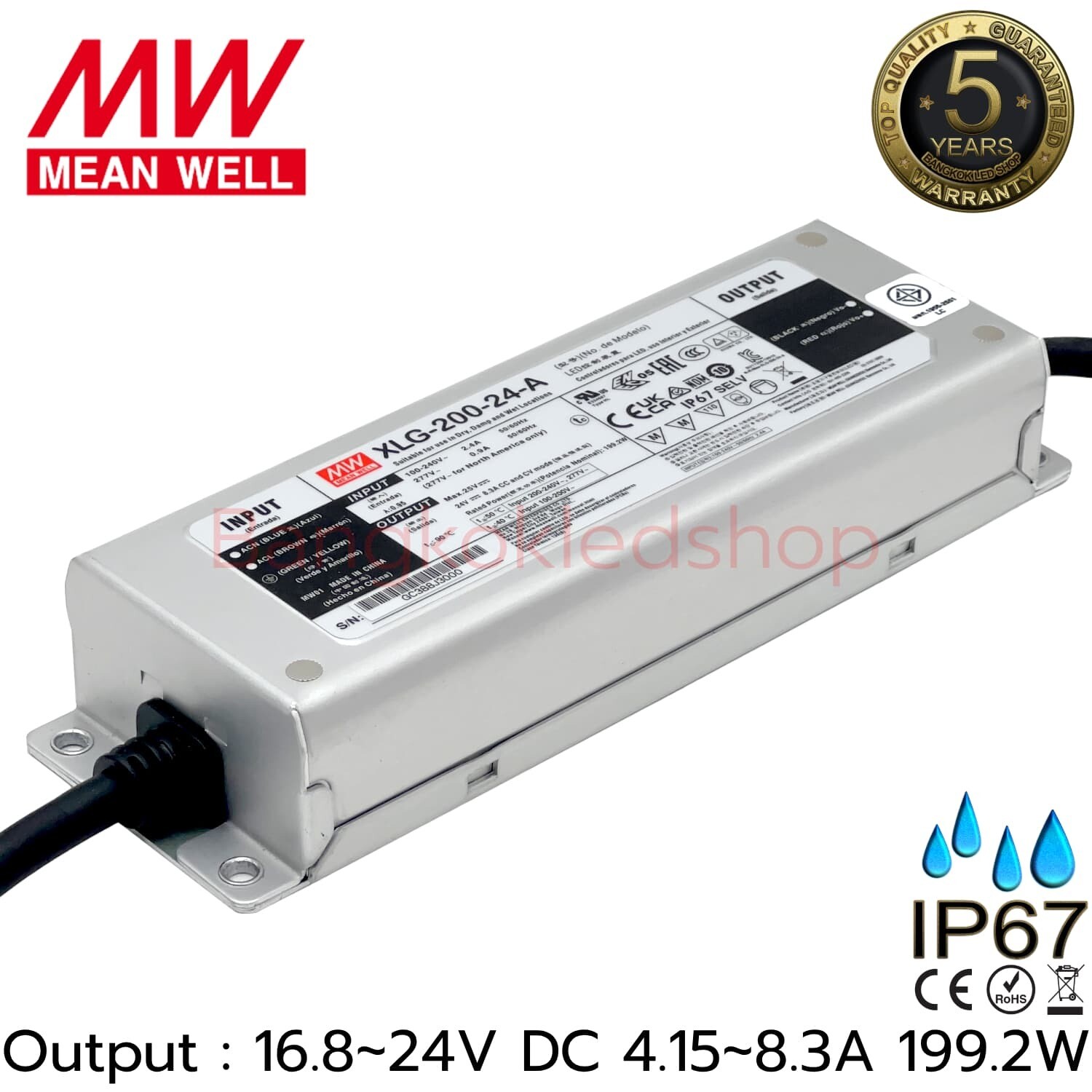 LED DRIVER XLG-200-24-A