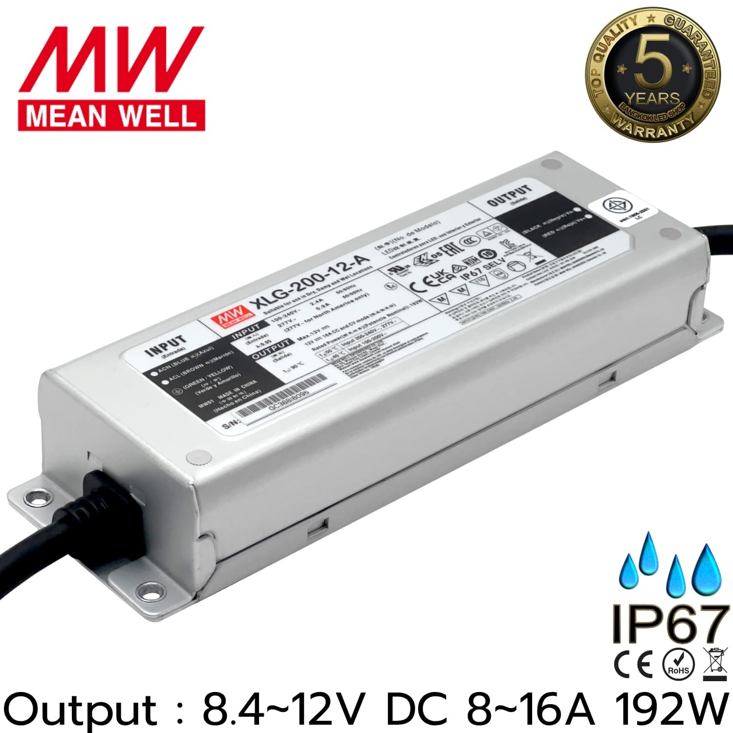 LED DRIVER XLG-200-12-A