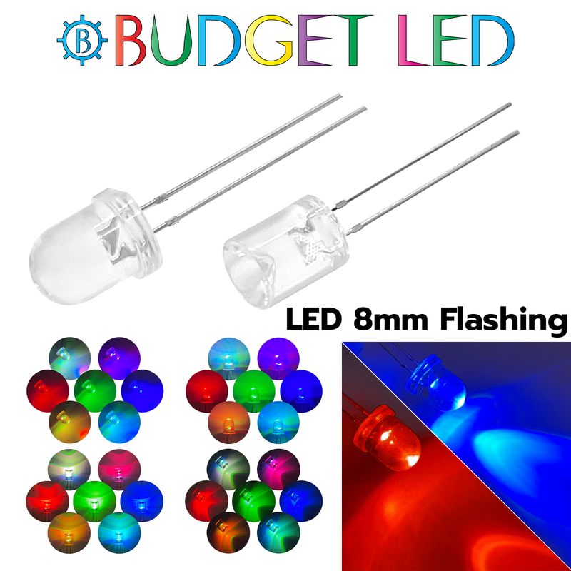 LED Flash 8 mm