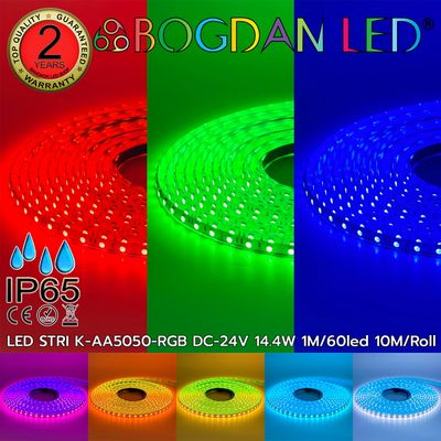 LED STRIP K-AA5050-RGB IP20 DC-24V 10m BOGDAN LED
