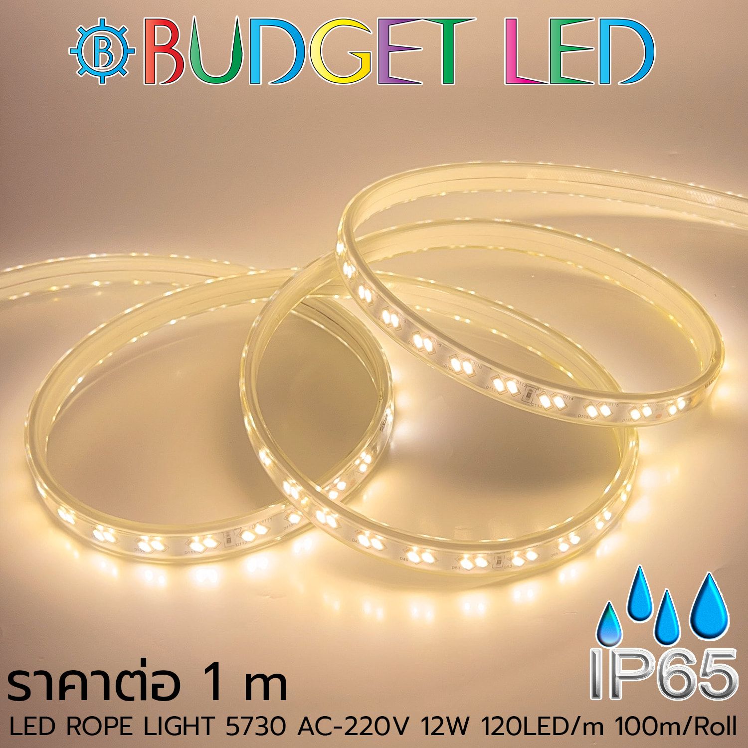 LED ROPE LIGHT 5730-120-12W-220V Warm White444444