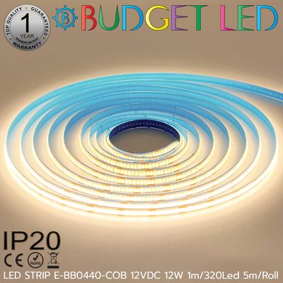 LED STRIP E-BB0440-COB-4000K DC12V IP20 BUDGET LED