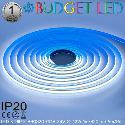 LED STRIP E-BB0820-COB-25000K DC24V IP20 BUDGET LED