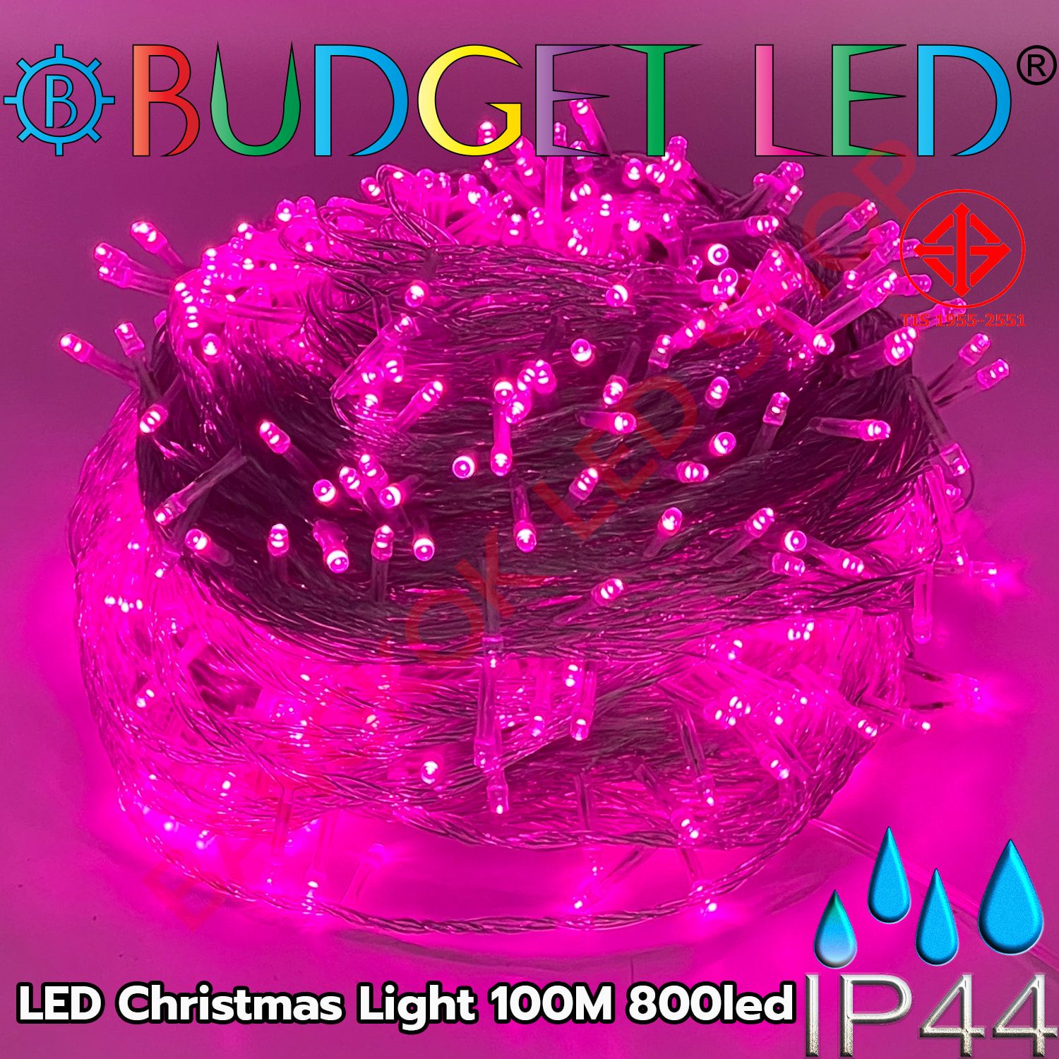 LED Christmas Light 100m 800LED Pink