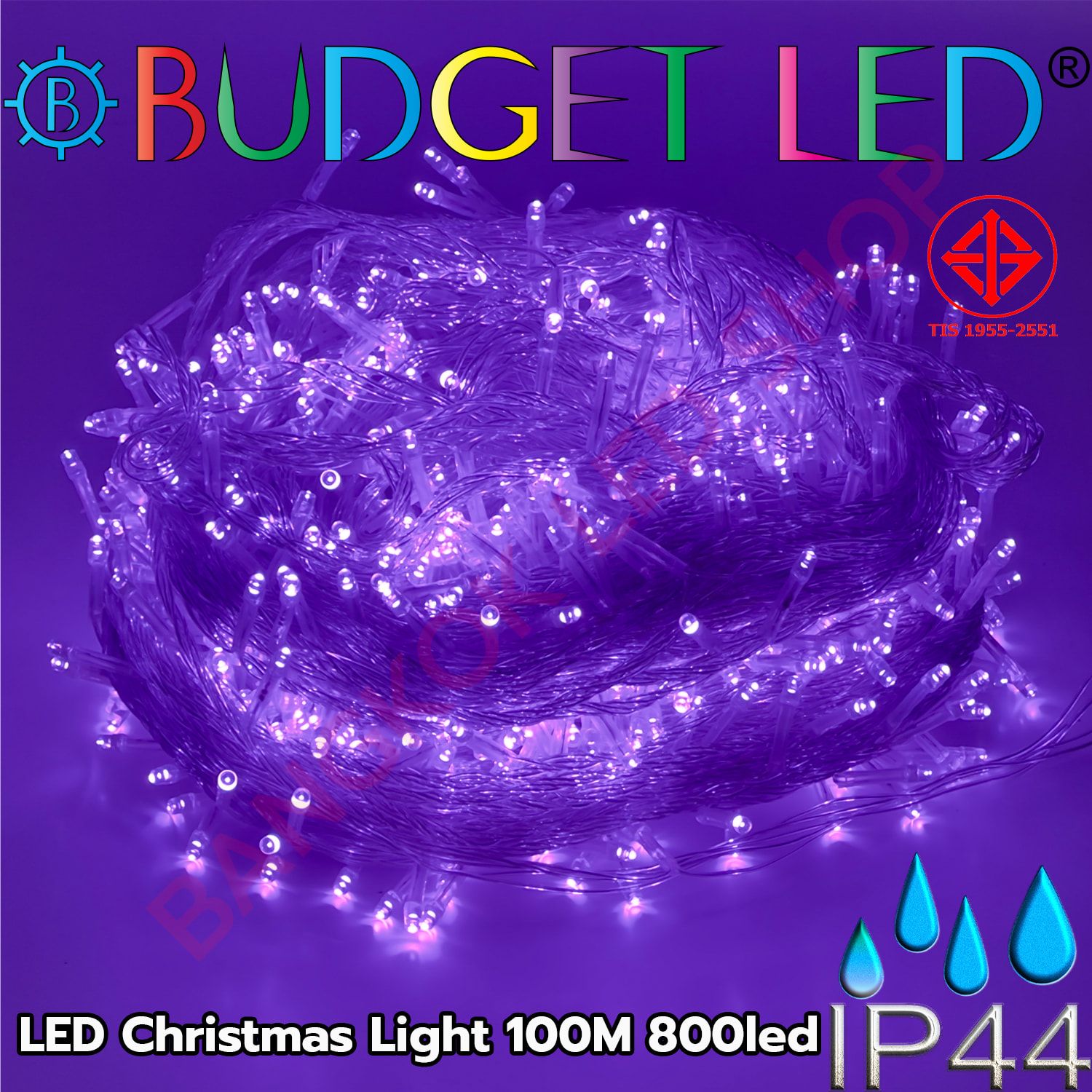 LED Christmas Light 100m 800LED Purple