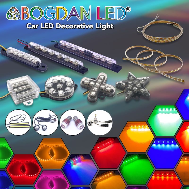 LED for car decoration, motorcycle