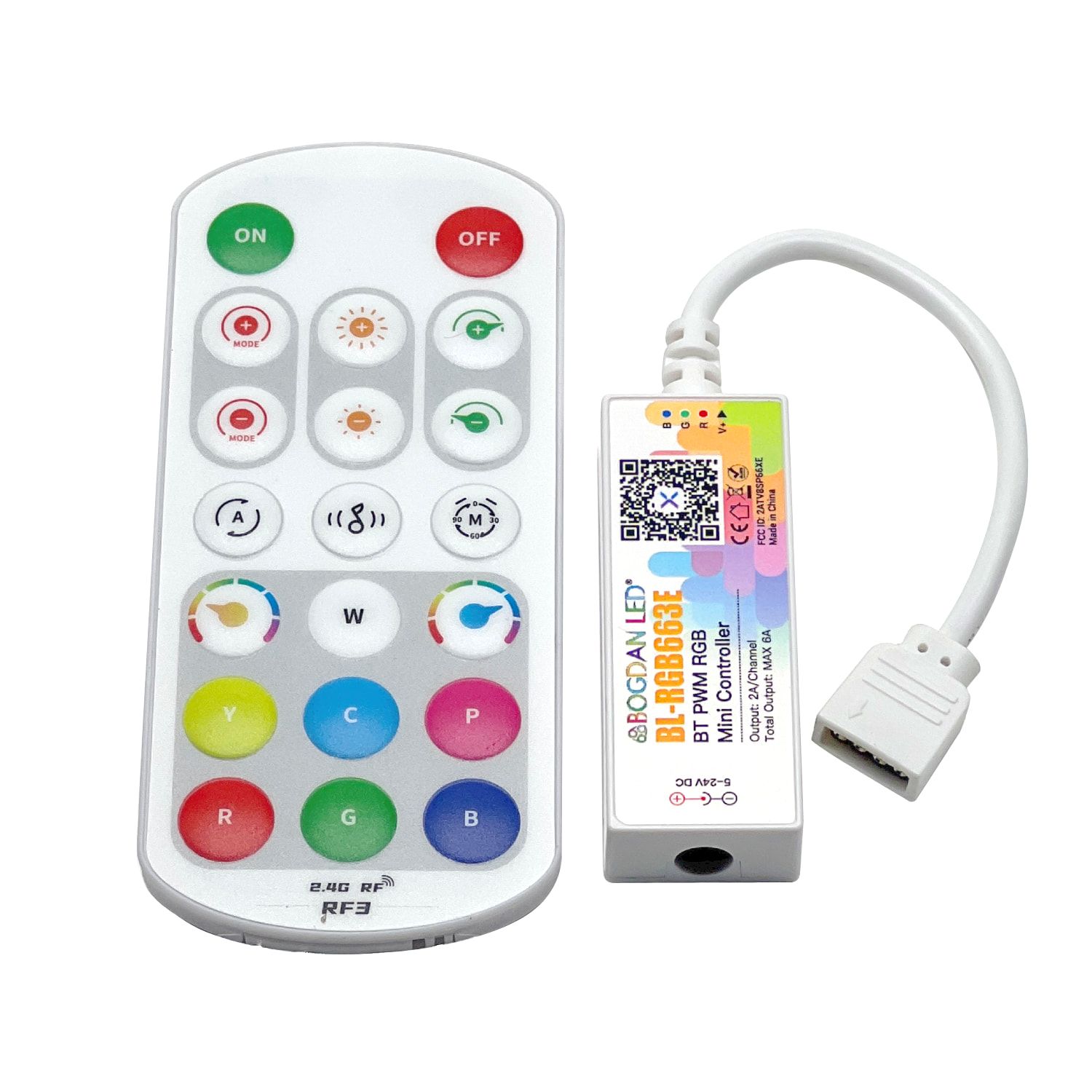 Controller BL-RGB663E Instructions