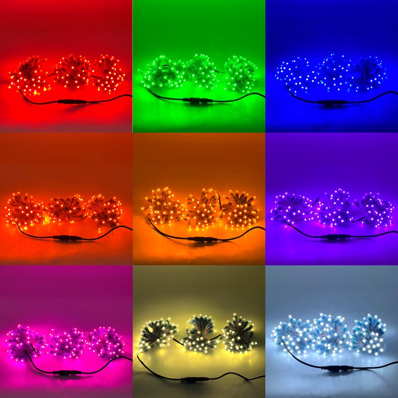 LED 9mm Pixel Light 150LED 10M