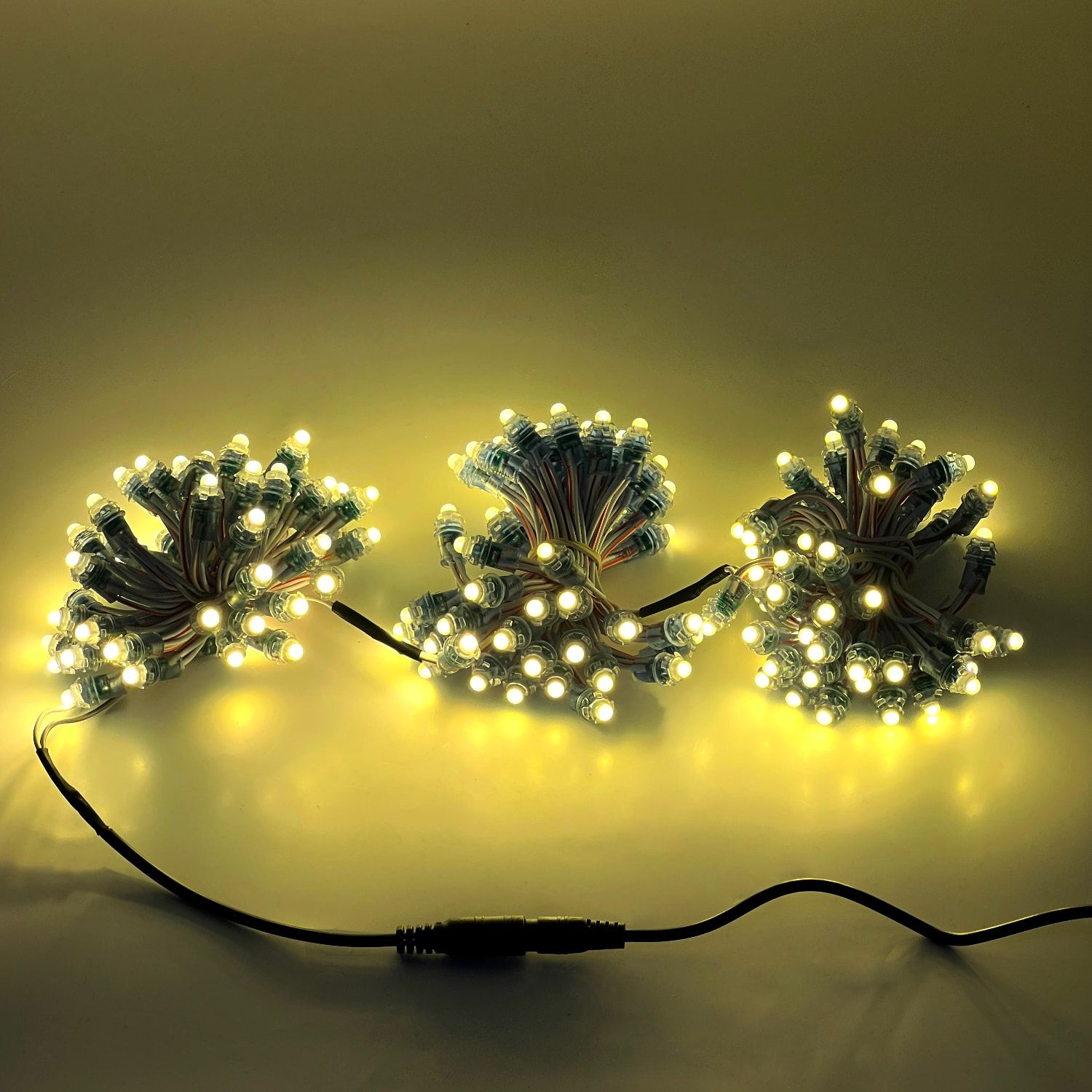 LED 9mm Pixel Light 150LED 10M Warm White