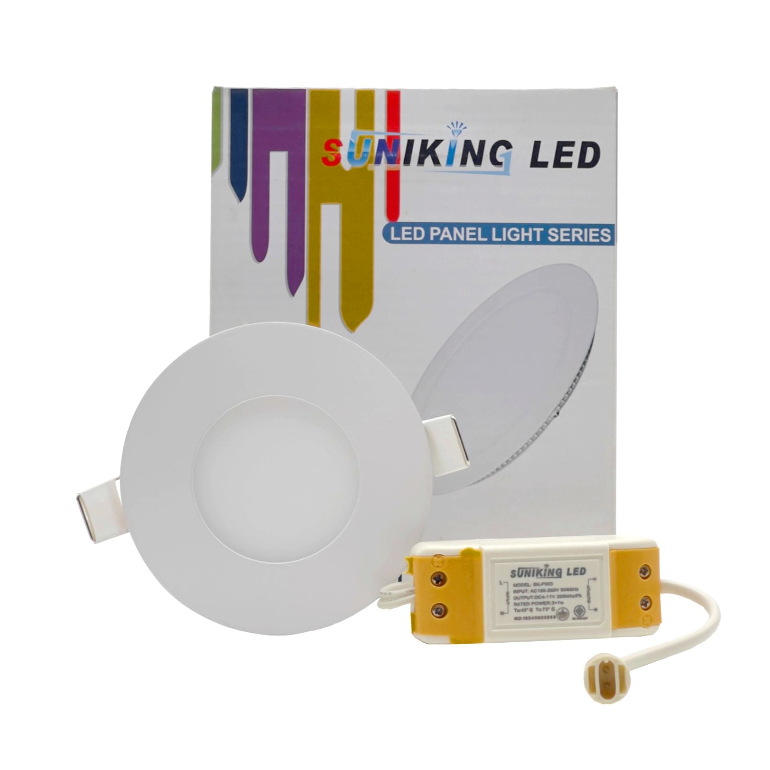 LED downlight 3W round warm white