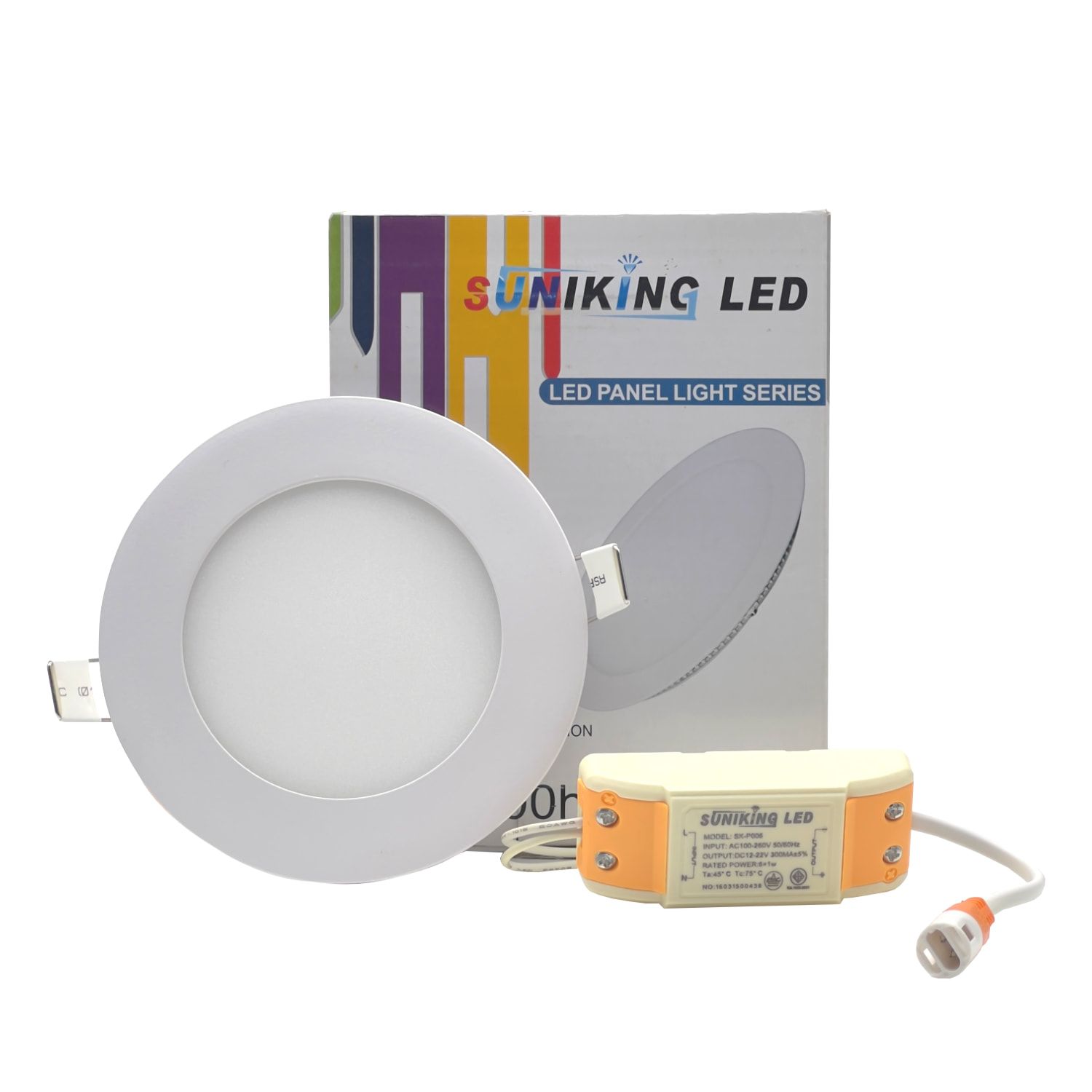 LED downlight 6W round warm white