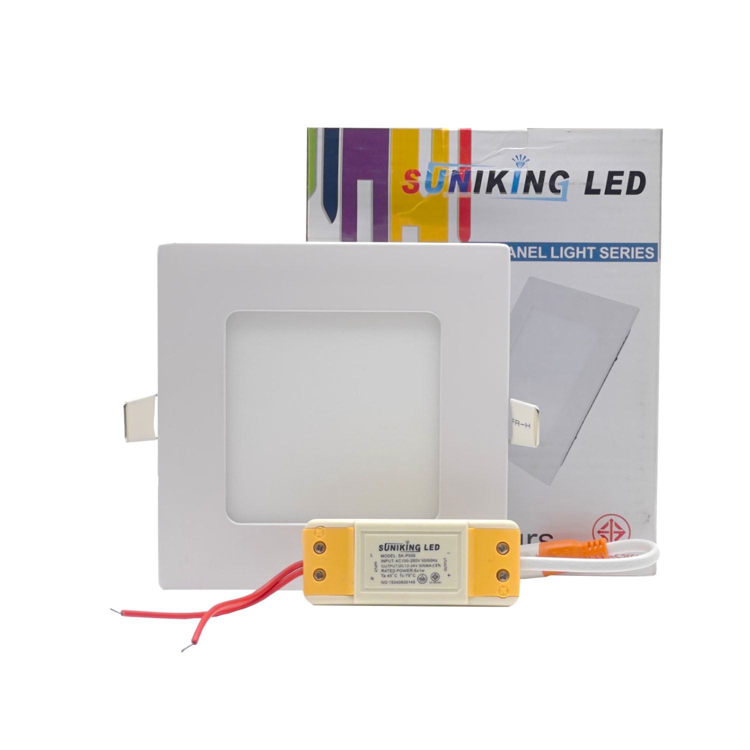 LED downlight 6W square warm white