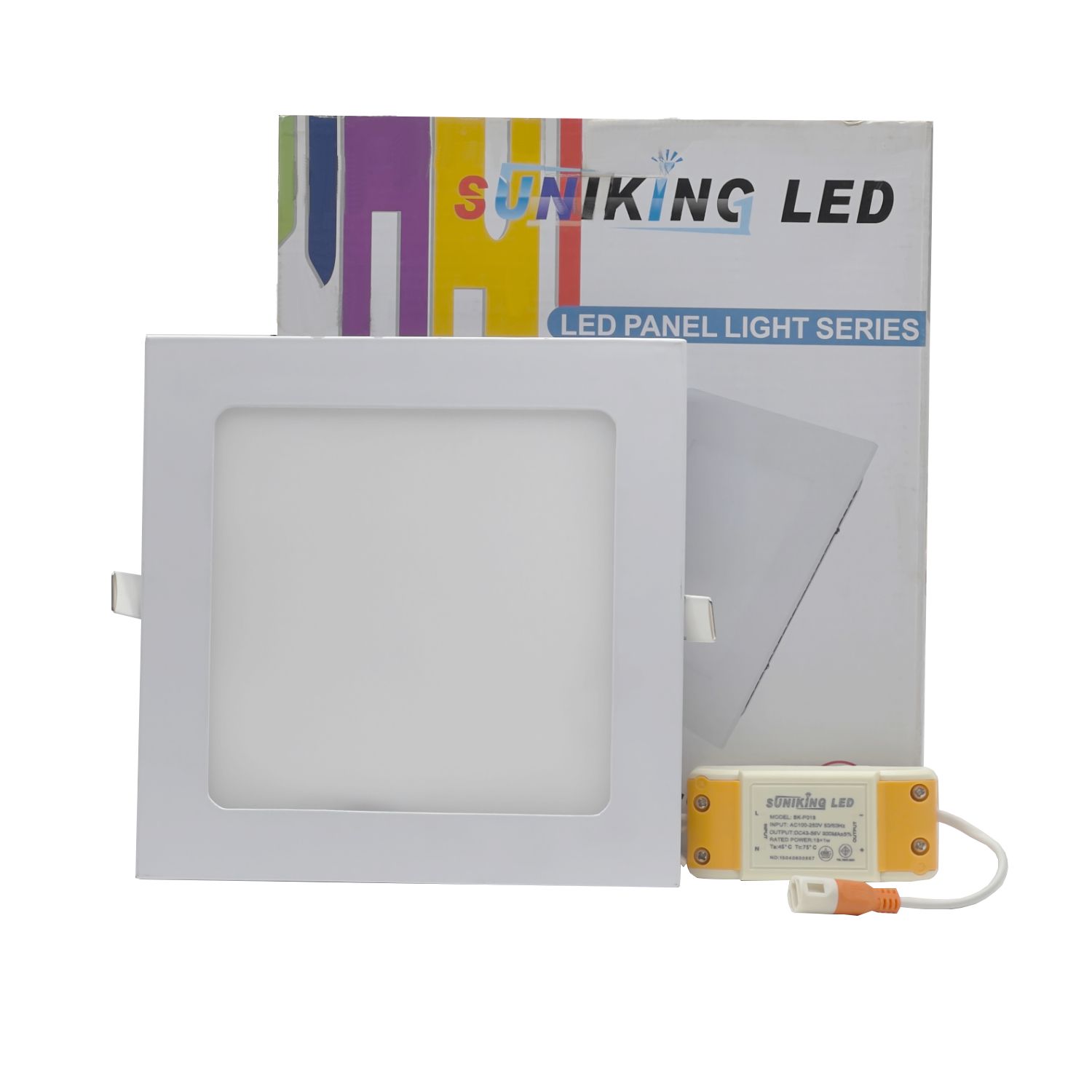 LED downlight 15W square white
