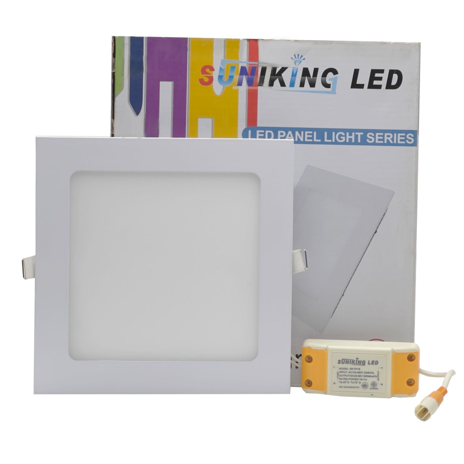 LED downlight 15W square warm white