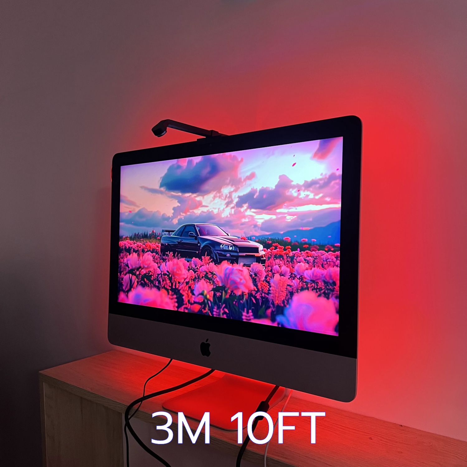 Immersion TV Backlight 3 m/10ft, 12V DC ,32 to 50 inches