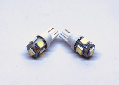 CAR LED T10 5050SMD 5 LED 1.5W WHITE COLOR 12V DC