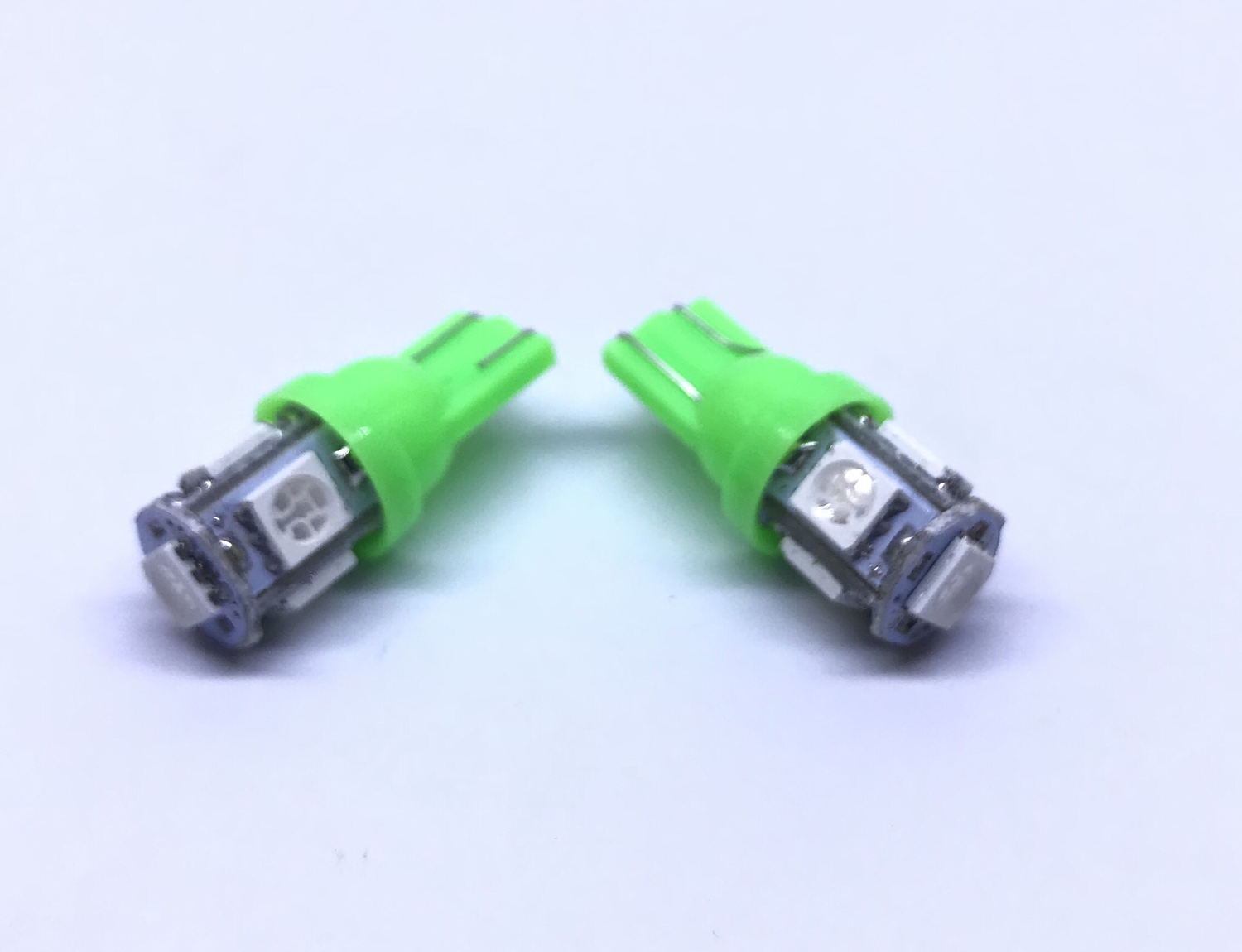 CAR LED T10 5050SMD 5 LED 1.5W GREEN COLOR 12V DC