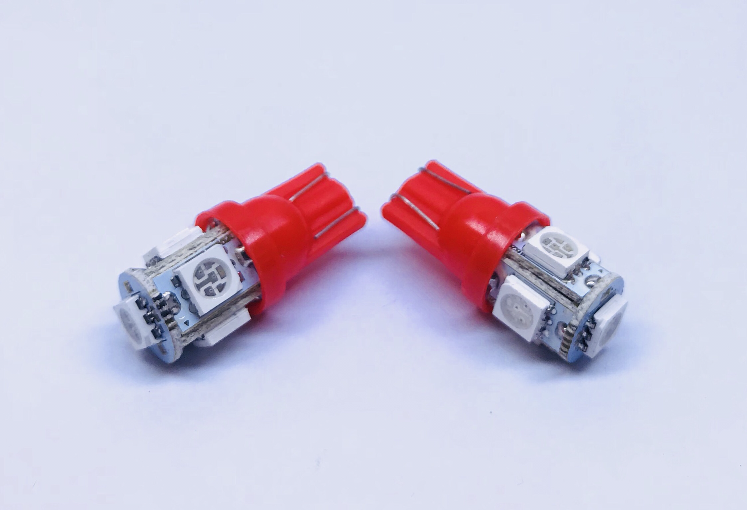 CAR LED T10 5050SMD 5 LED 1.5W RED COLOR 12V DC
