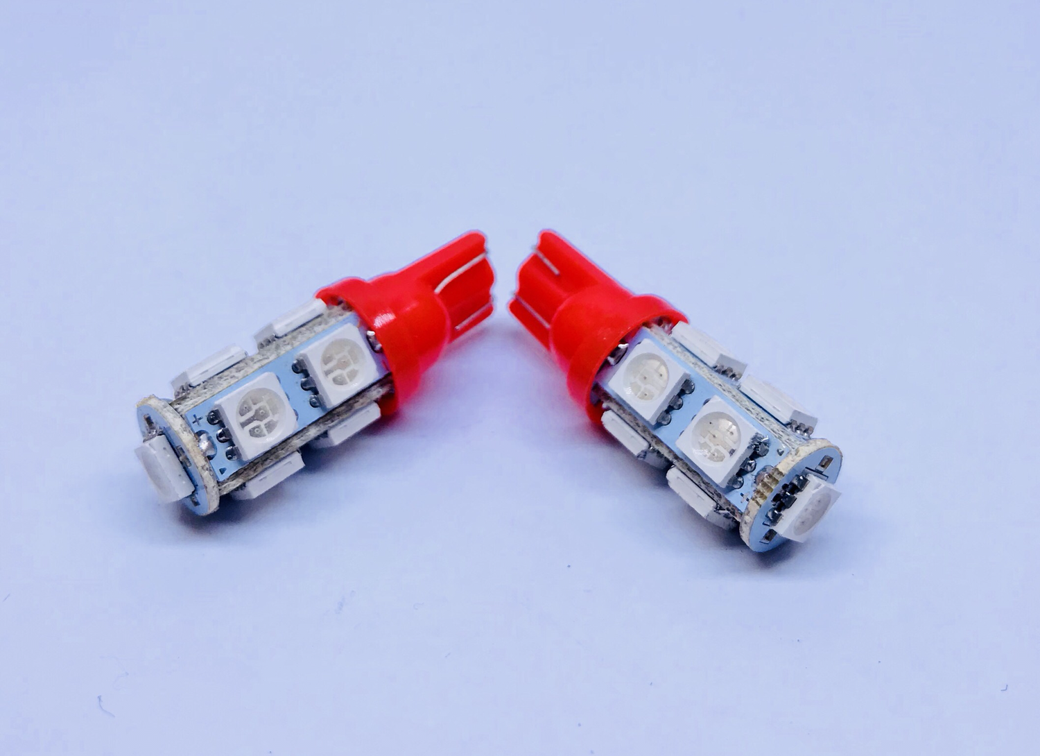 CAR LED T10 5050SMD 9 LED 3W RED COLOR 12V DC