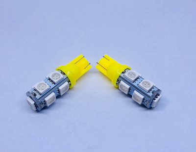 CAR LED T10 5050SMD 9 LED 3W YELLOW COLOR 12V DC