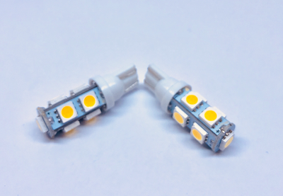 CAR LED T10 5050SMD 9 LED 3W WARM WHITE COLOR 12V DC