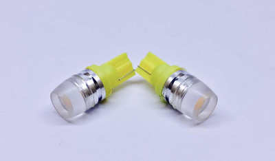 CAR LED T10 Hi-Power 1W WARM WHITE COLOR 12V DC