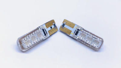 CAR LED T10 5050SMD 6 LED 2W Silicone BLUE COLOR 12V DC