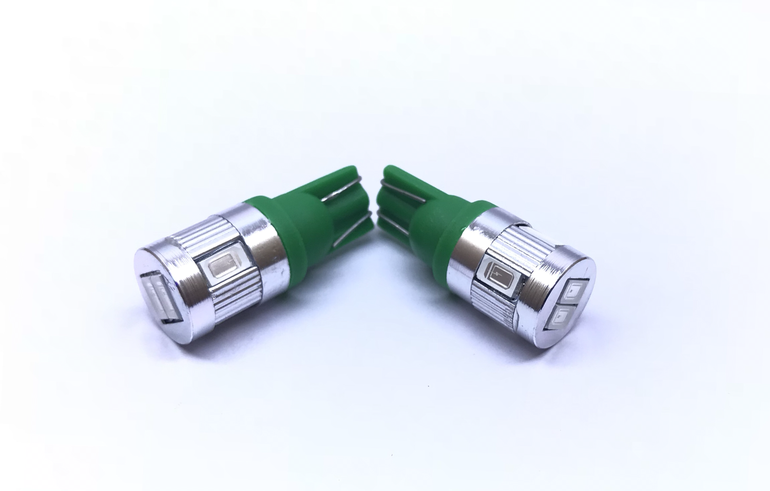 CAR LED T10 5630SMD 6 LED 3W GREEN COLOR 12-24V DC