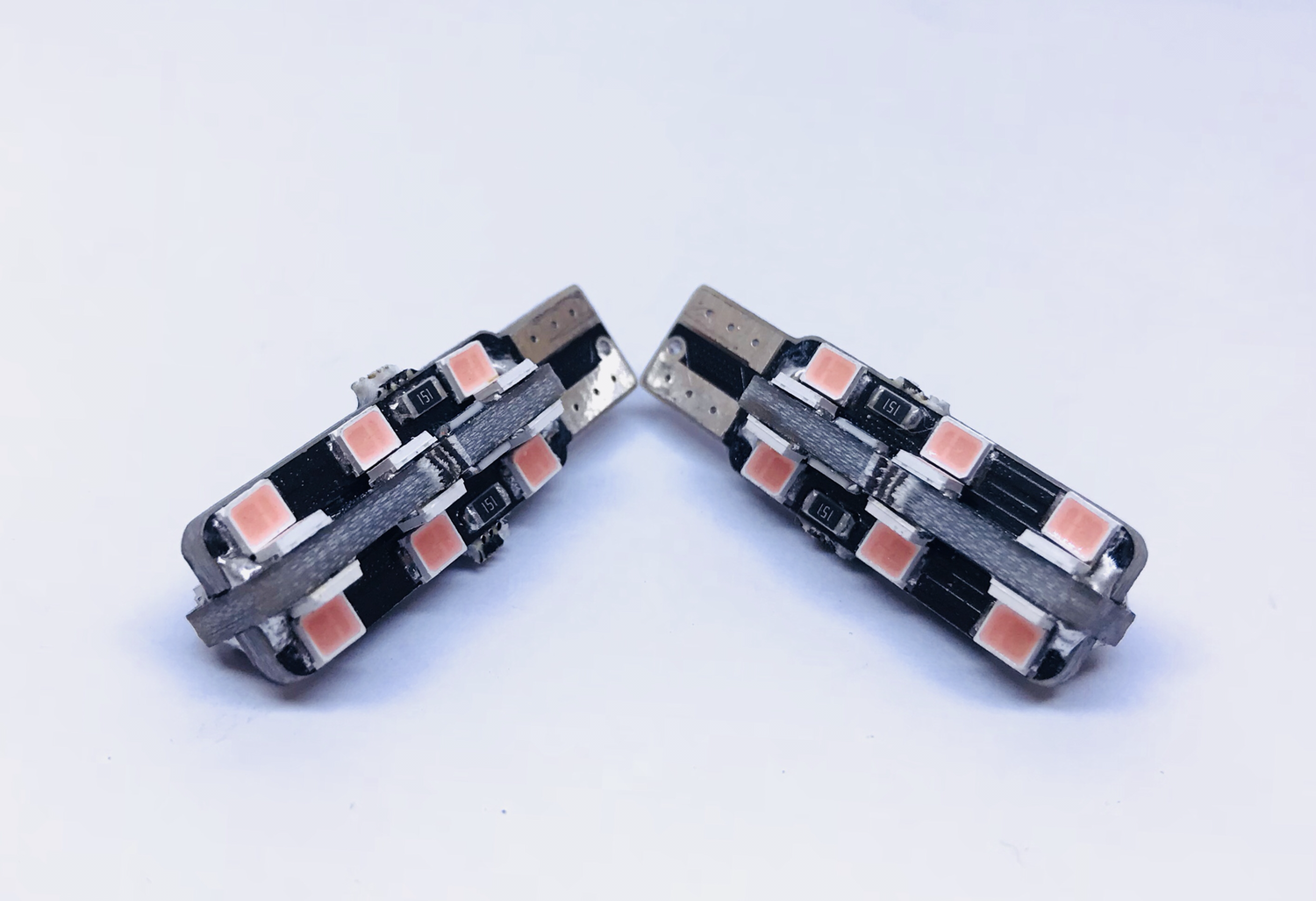 CAR LED T10 3528SMD 24 LED PINK COLOR 12V DC