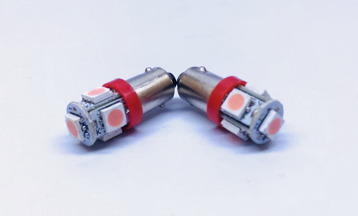 CAR LED T11 BA9S 5050SMD 5 LED 1.5W PINK COLOR 12V DC