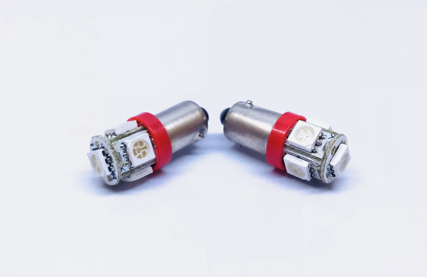 CAR LED T11 BA9S 5050SMD 5 LED 1.5W RED COLOR 12V DC