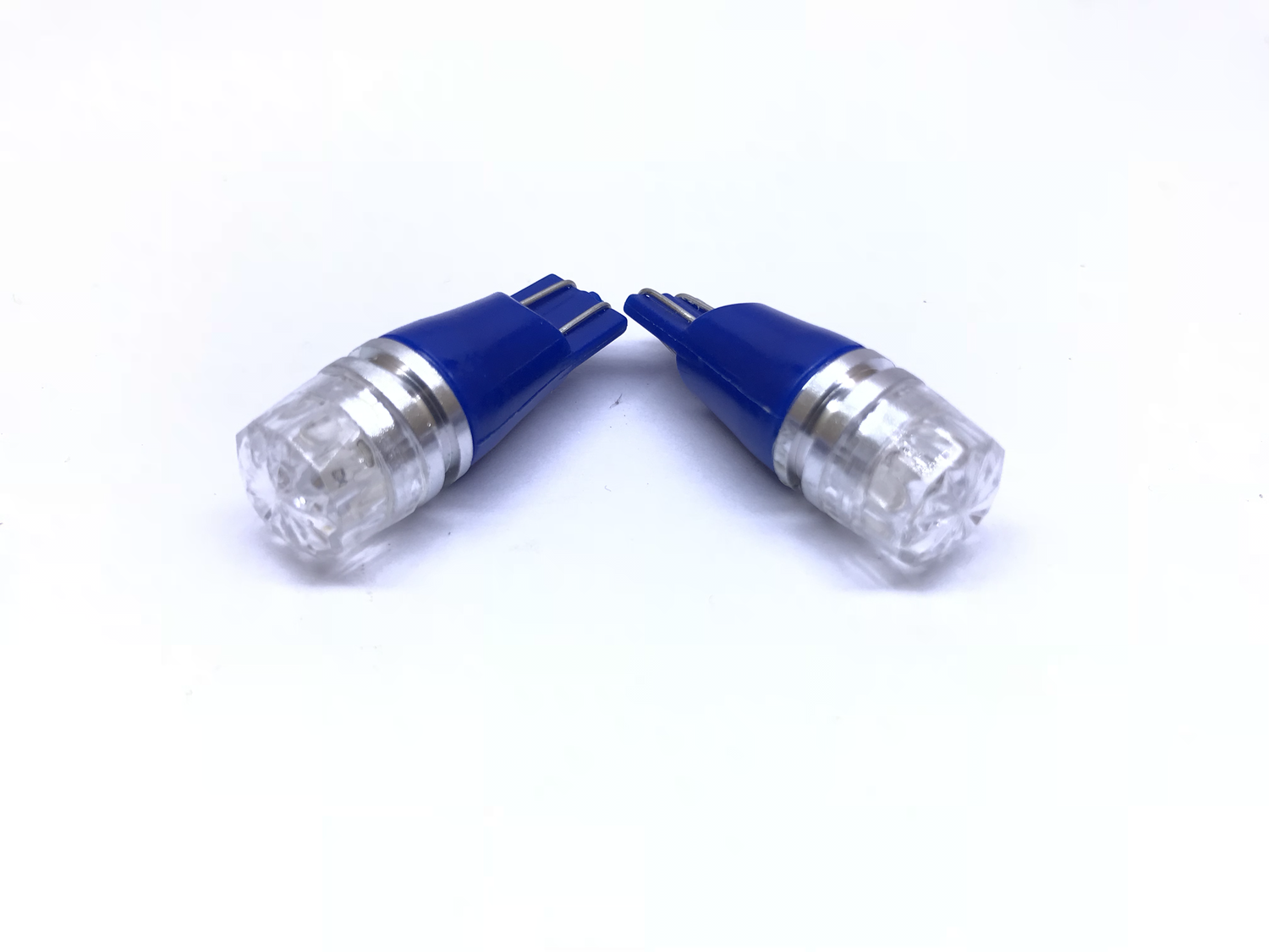 CAR LED FLASH T10  3W Diamond Head BLUE COLOR 12V DC