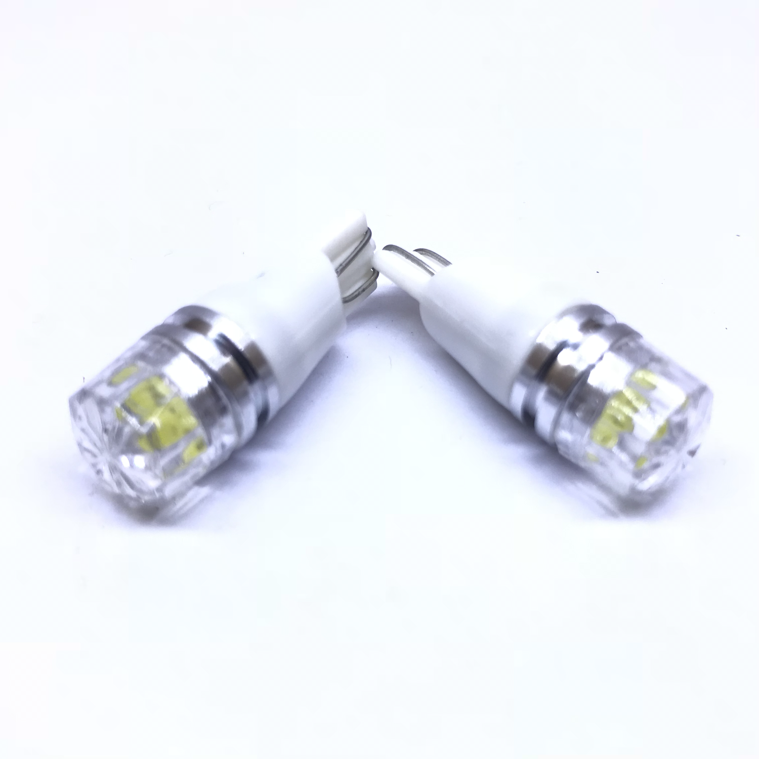 CAR LED FLASH T10  3W Diamond Head WHITE COLOR 12V DC