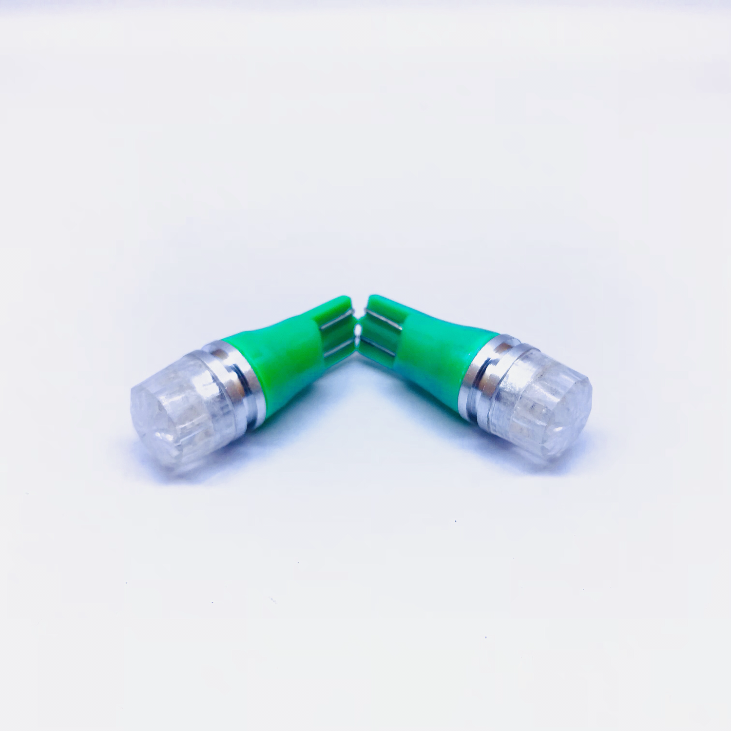 CAR LED FLASH T10  3W Diamond Head GREEN COLOR 12V DC