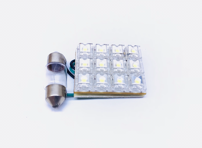 CEILING CAR 12 LED 4P WHITE COLOR 12V DC